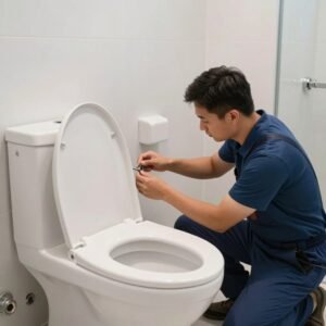 تركيب مرحاض وأدوات صحية